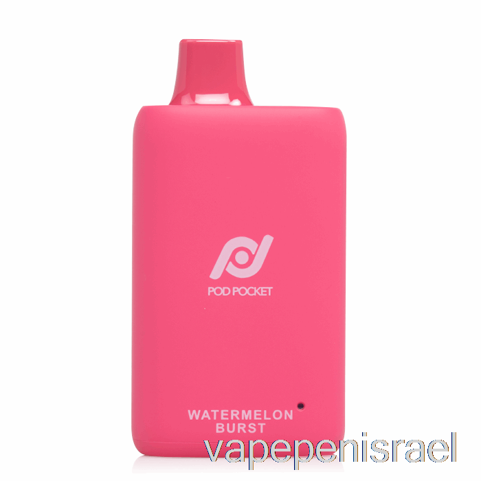 חד פעמי Vape Israel Pod Pocket 7500 0% אפס ניקוטין חד פעמי פרץ אבטיח